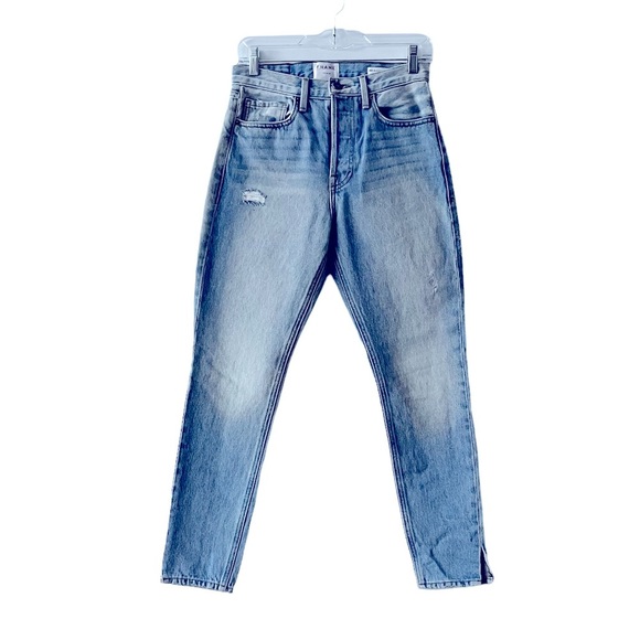 NWOT Frame Denim Rigid Re-ReLease Le Original Skinny Light-Wash Blue Jeans 26 Sm - Picture 6 of 16